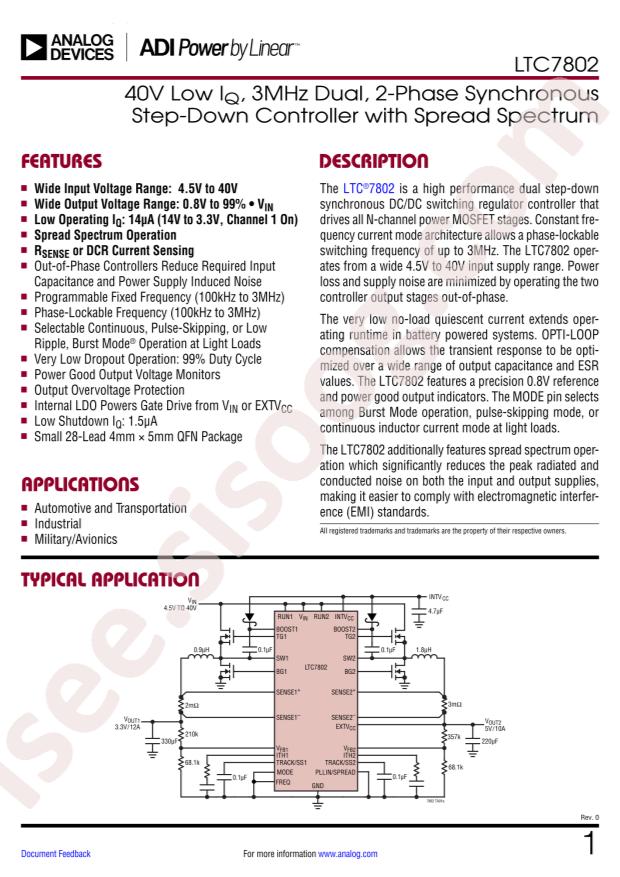LTC7802EUFDM#TRPBF