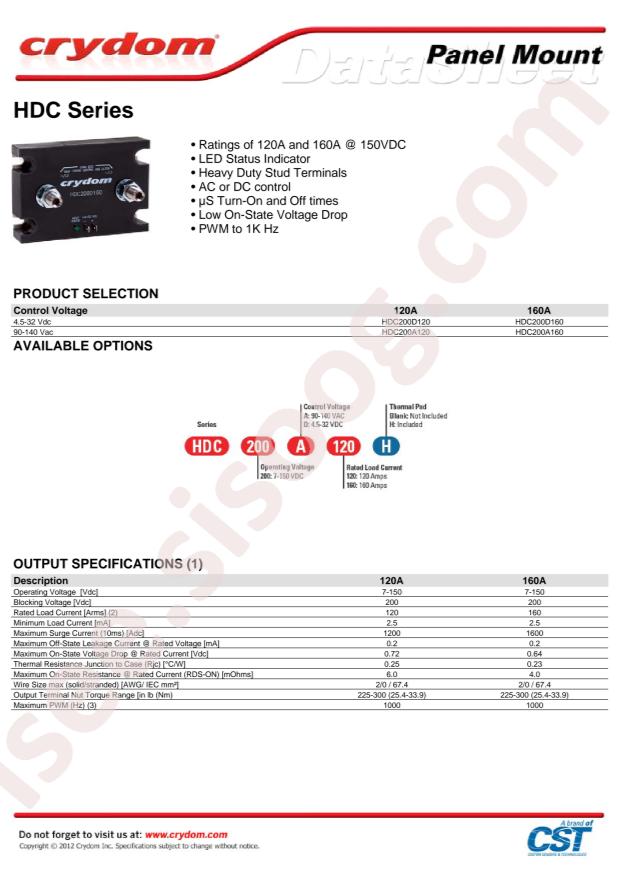 HDC200D160