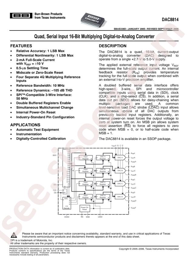 DAC8814ICDBT