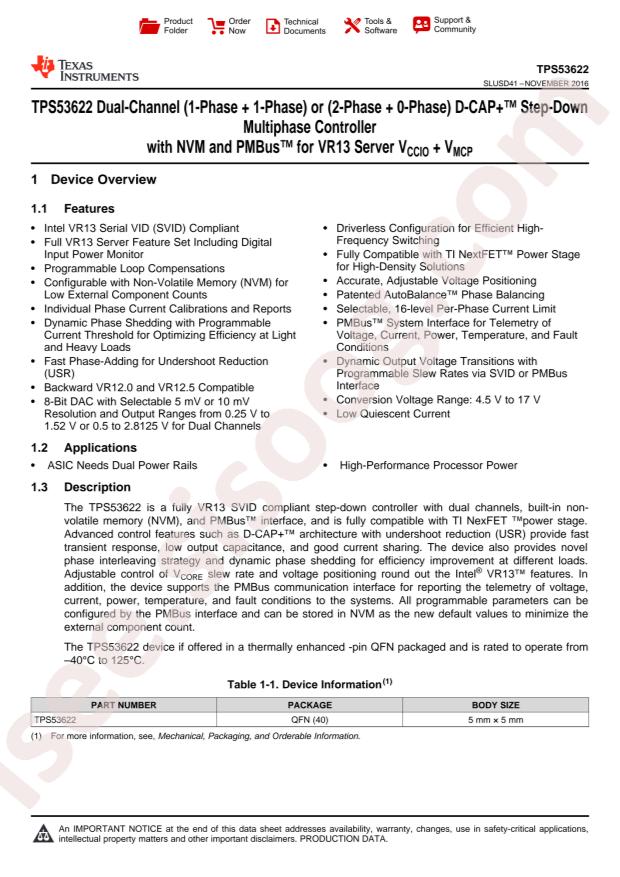 TPS53622RSBT