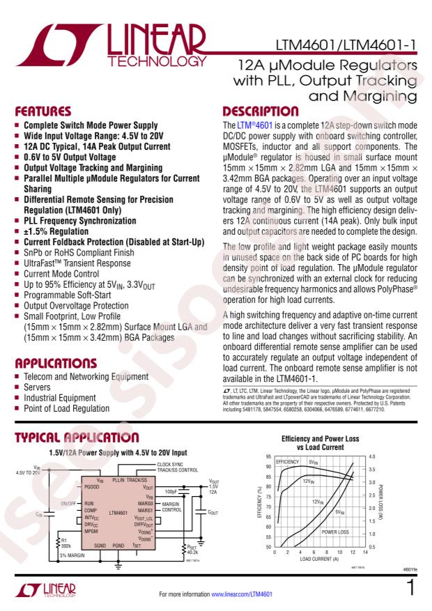 LTM4601IV-1#PBF