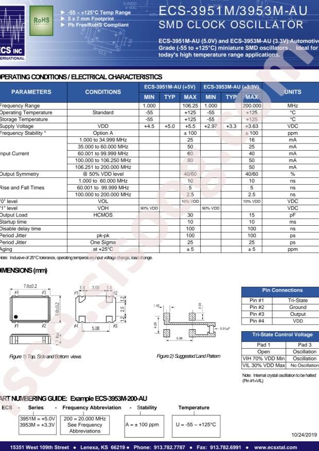 ECS-3953M-320-AU-TR