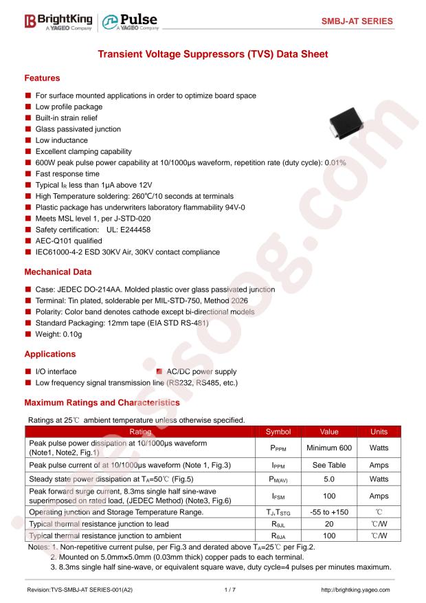 SMBJ350CA-AT/TR13