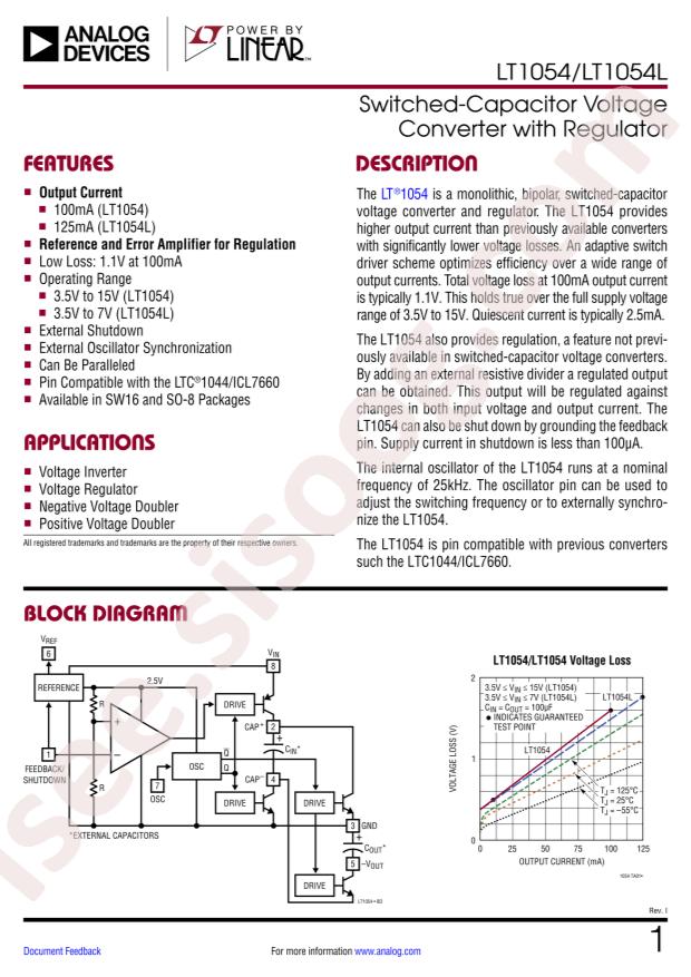 LT1054IS8#PBF