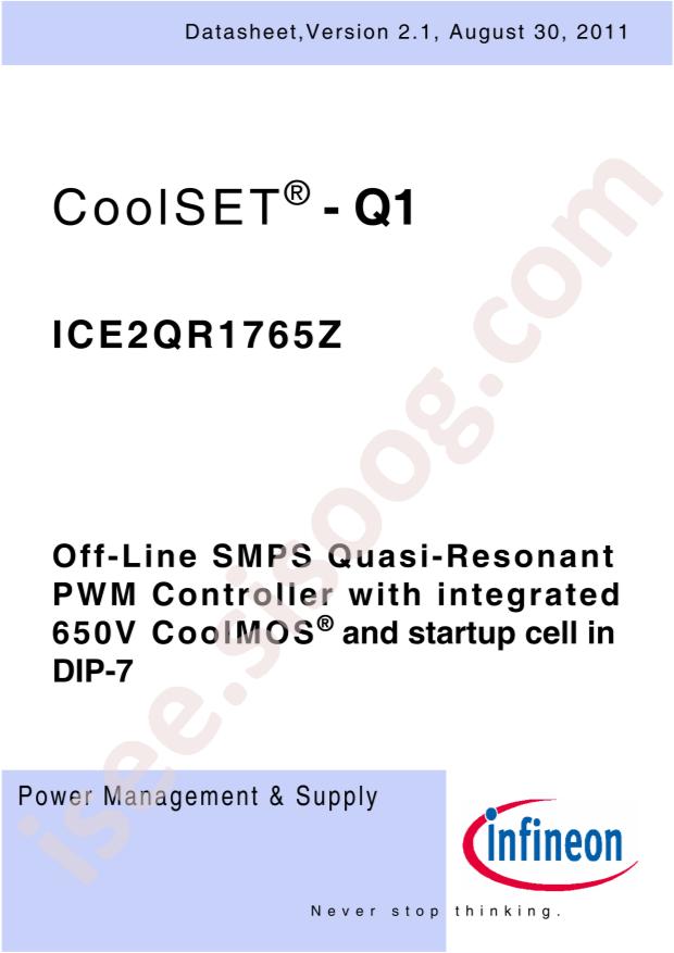 ICE2QR1765Z