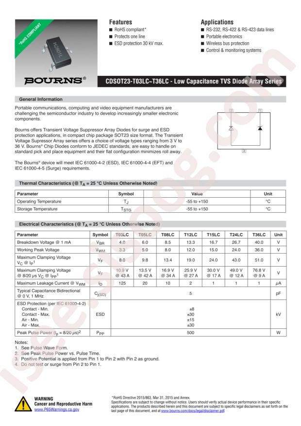 CDSOT23-T03LC