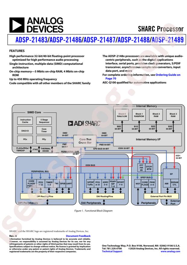 ADSP-21488KSWZ-3A