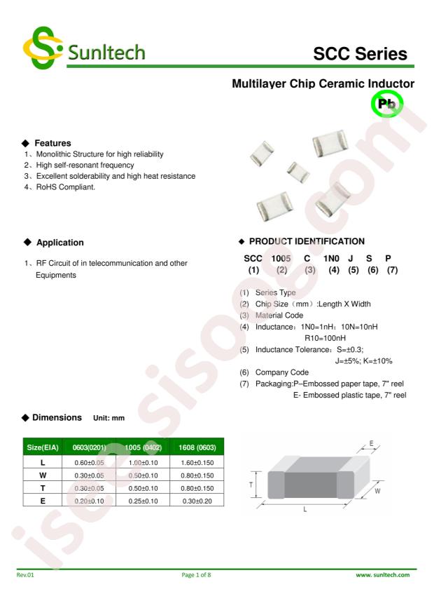 SCC1608C10NJSP
