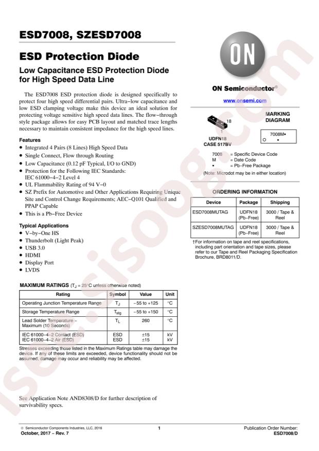 ESD7008MUTAG