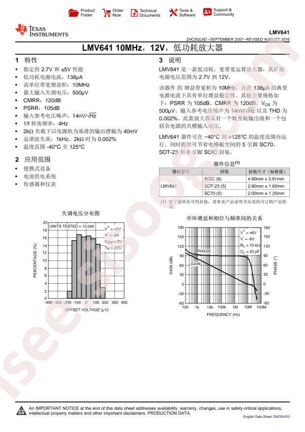 LMV641MAE/NOPB
