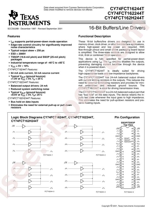 CY74FCT16244ATPVC