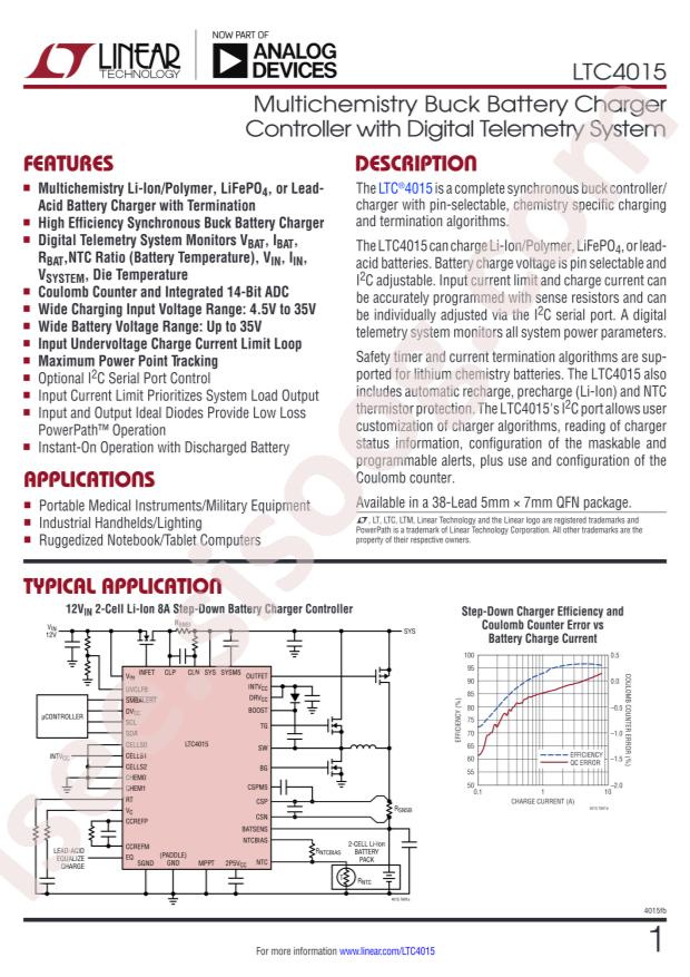 LTC4015EUHF#TRPBF