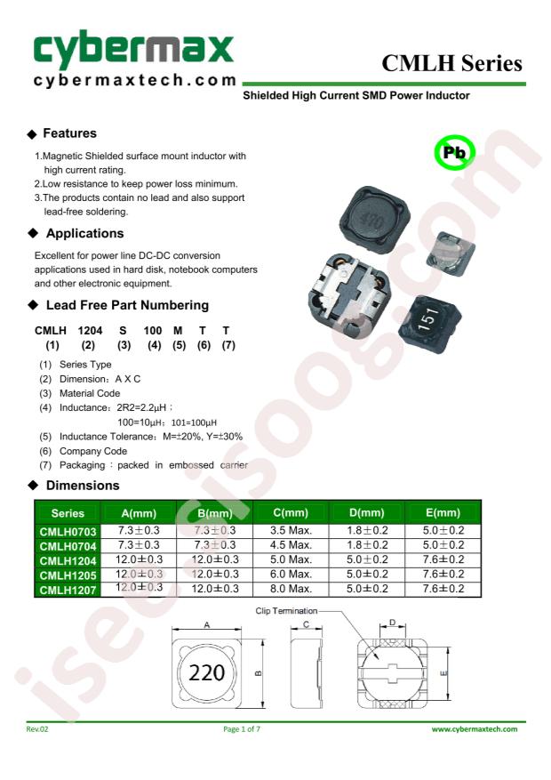 CMLH0703S221MTT