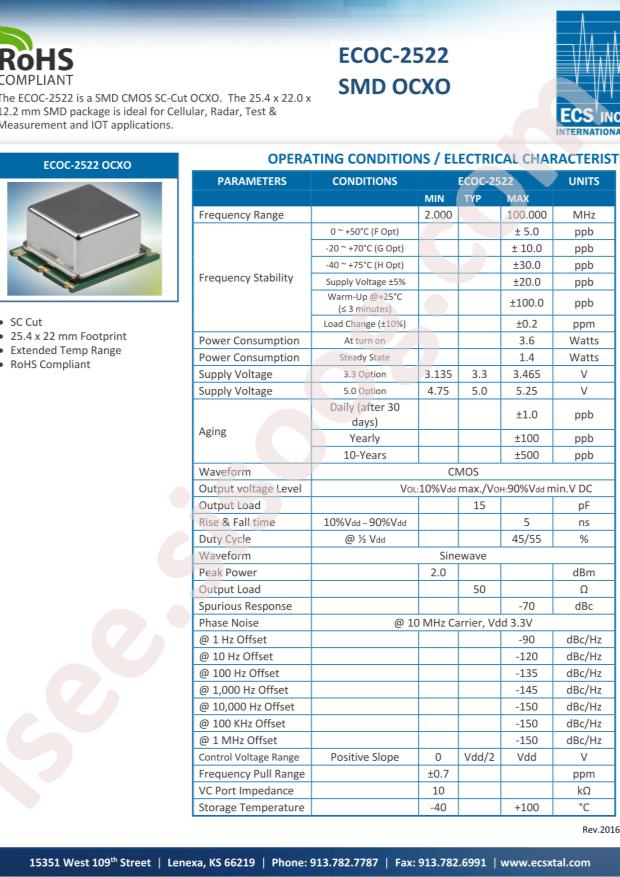 ECOC-2522-38.400-5GS