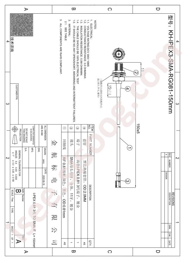 KH-IPEX3-SMA-RG081-150mm