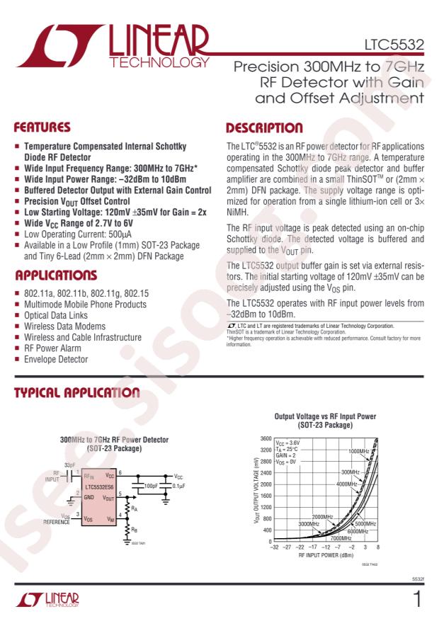 LTC5532EDC#TRPBF