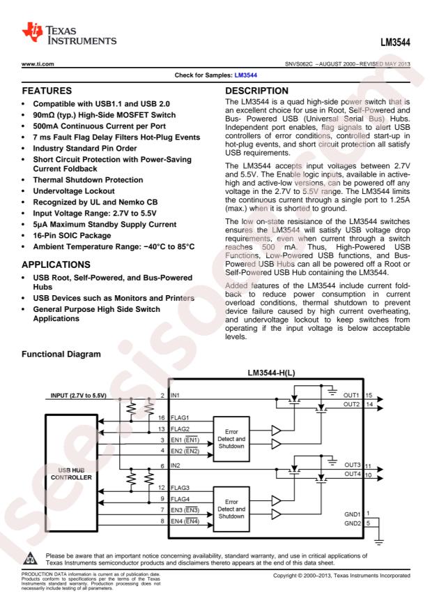 LM3544M-L/NOPB