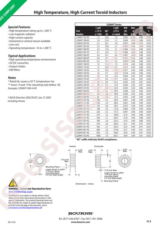 2200HT-1R2-V-RC