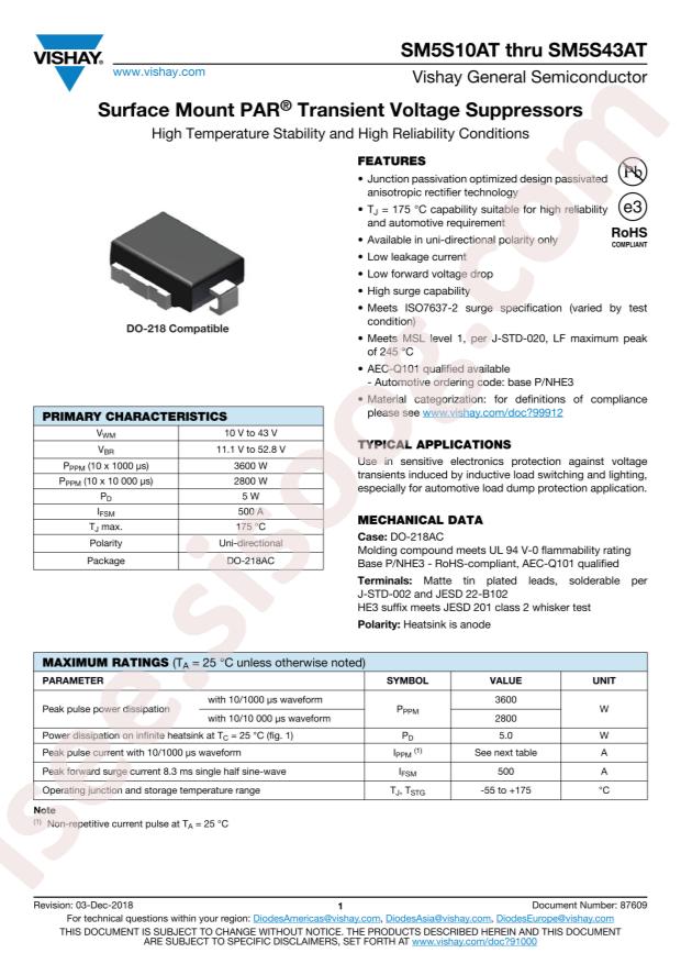 SM5S18ATHE3/I
