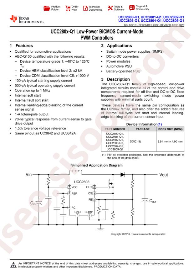 UCC2803QDRQ1