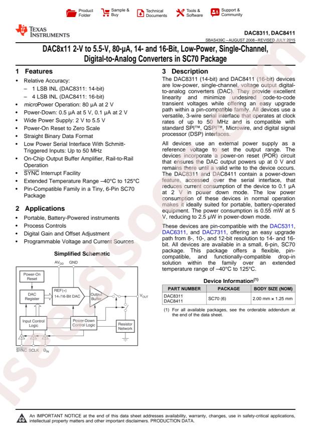 DAC8411IDCKR