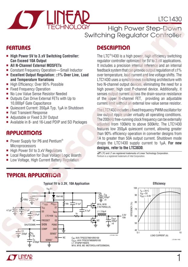 LTC1430CS#PBF