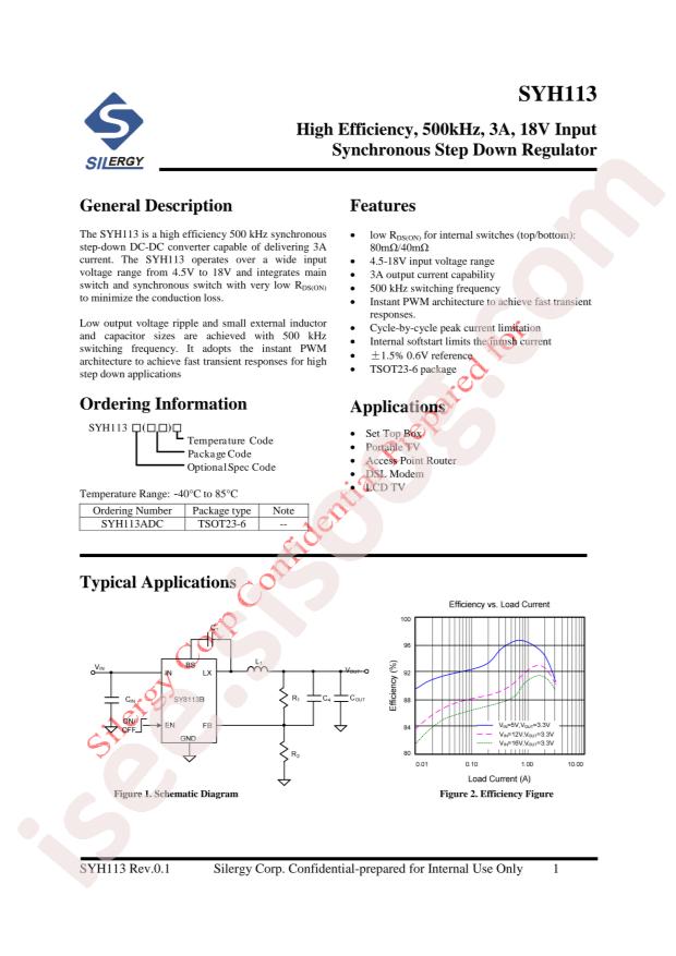 Silergy SYH113ADC