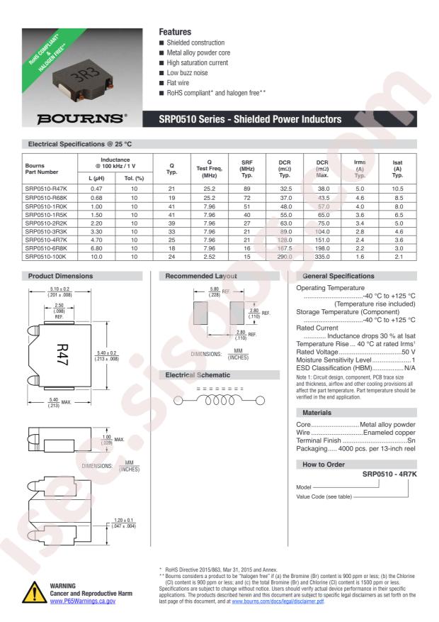 SRP0510-R47K