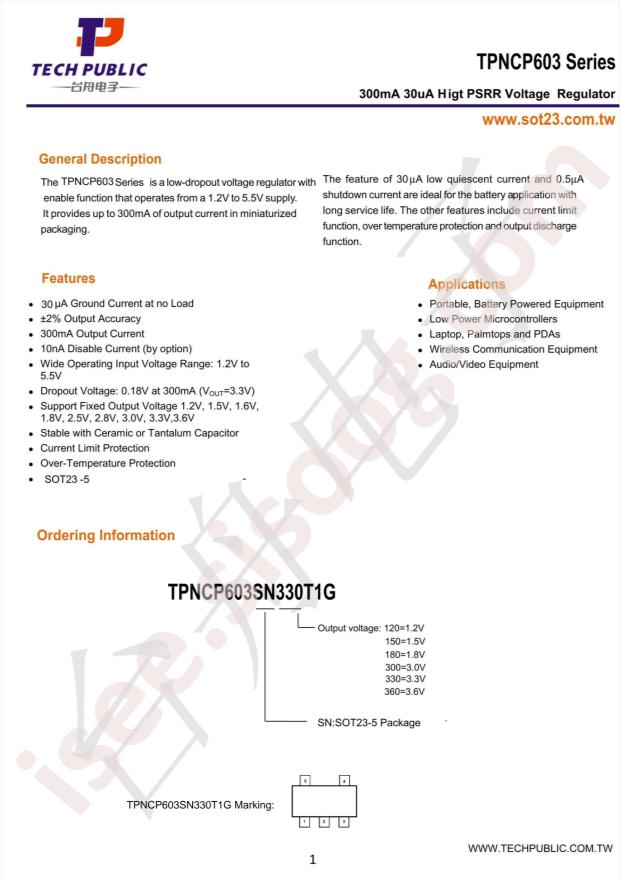 TPNCP603SN330T1G
