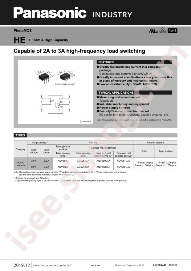 AQV252GAX