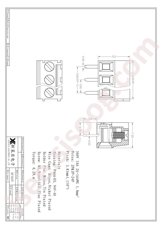 XY303V-3.81-2P