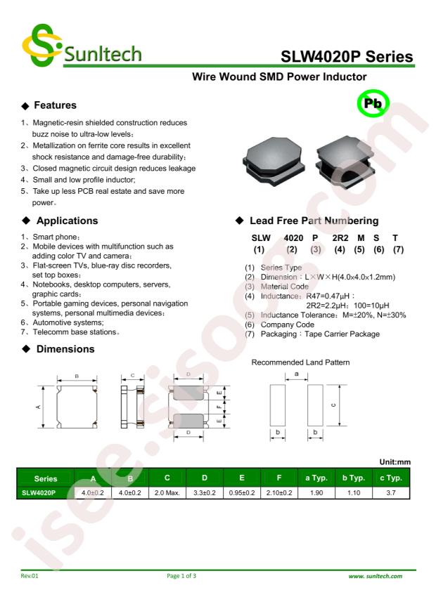 SLW4020P2R2MST