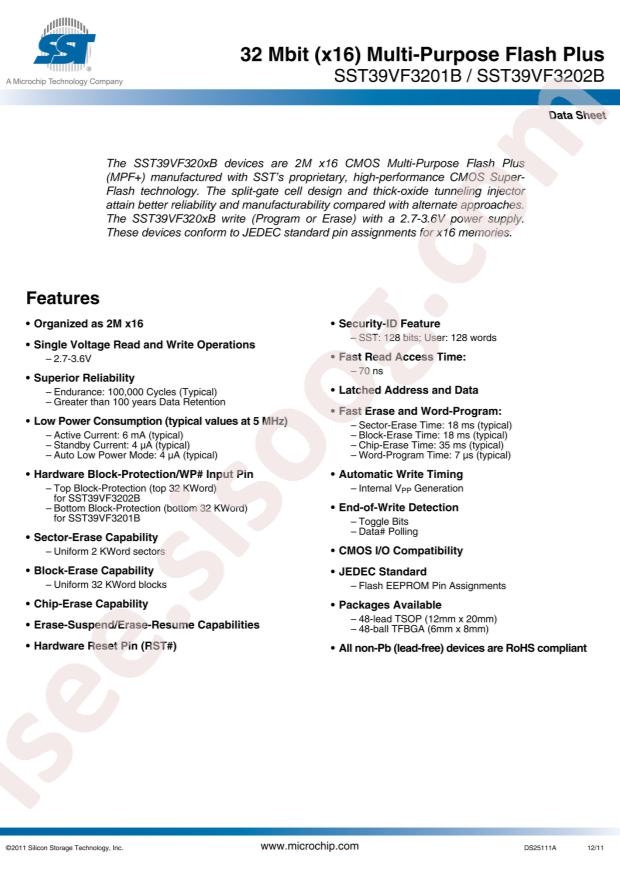 SST39VF3201B-70-4I-B3KE