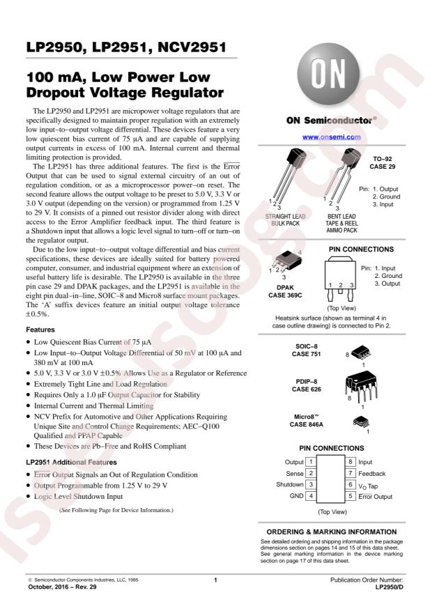 LP2950CDT-3.3G