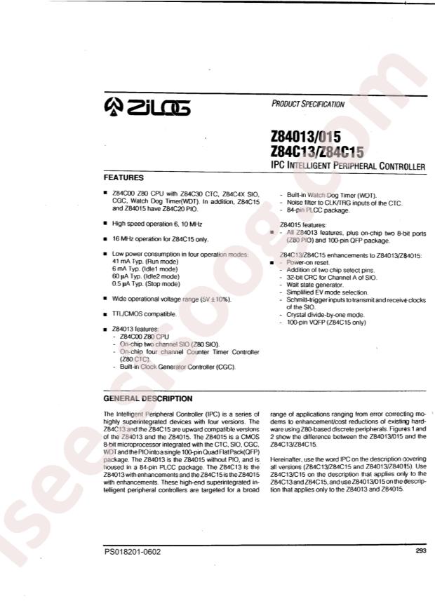 Z84C1510FEG