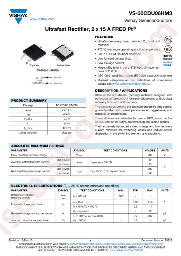 VS-30CDU06HM3/I
