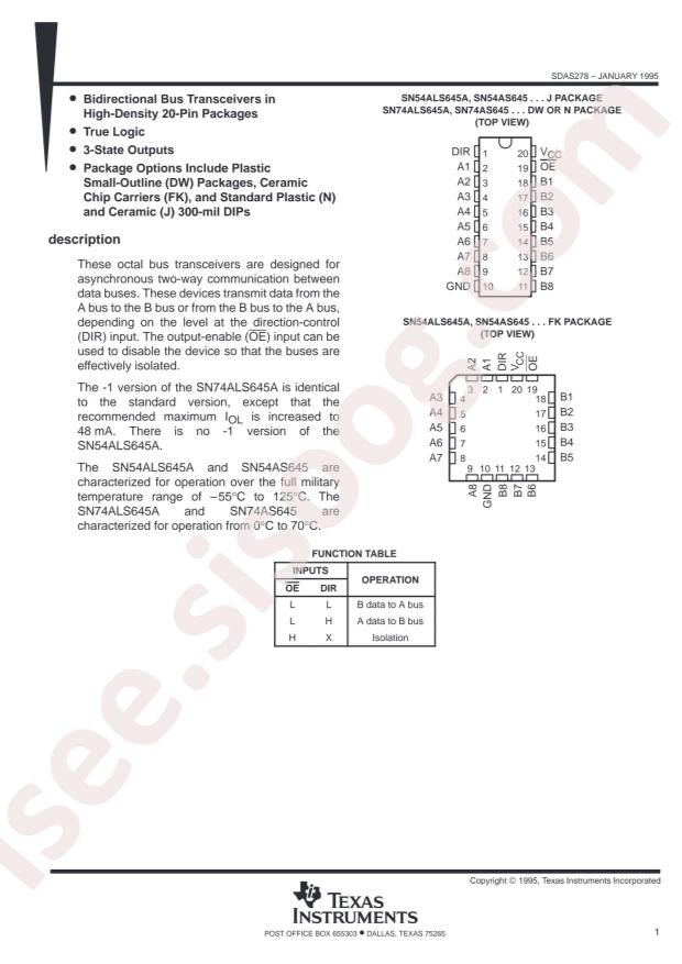 SN74ALS645ADW