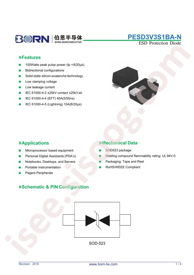 PESD3V3S1BA-N
