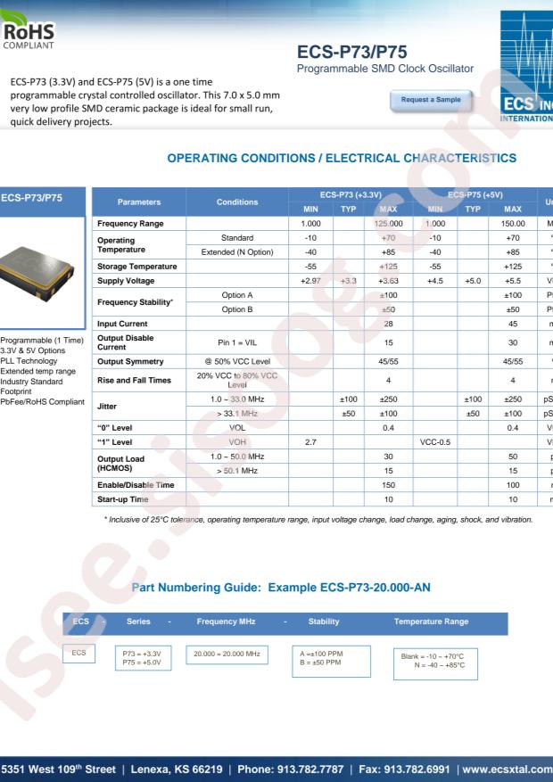 ECS-P73-B