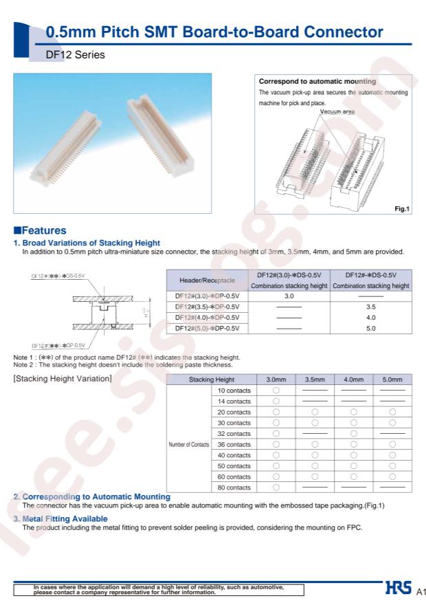 DF12(5.0)-60DP-0.5V(86)