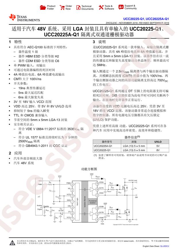 UCC20225QNPLTQ1