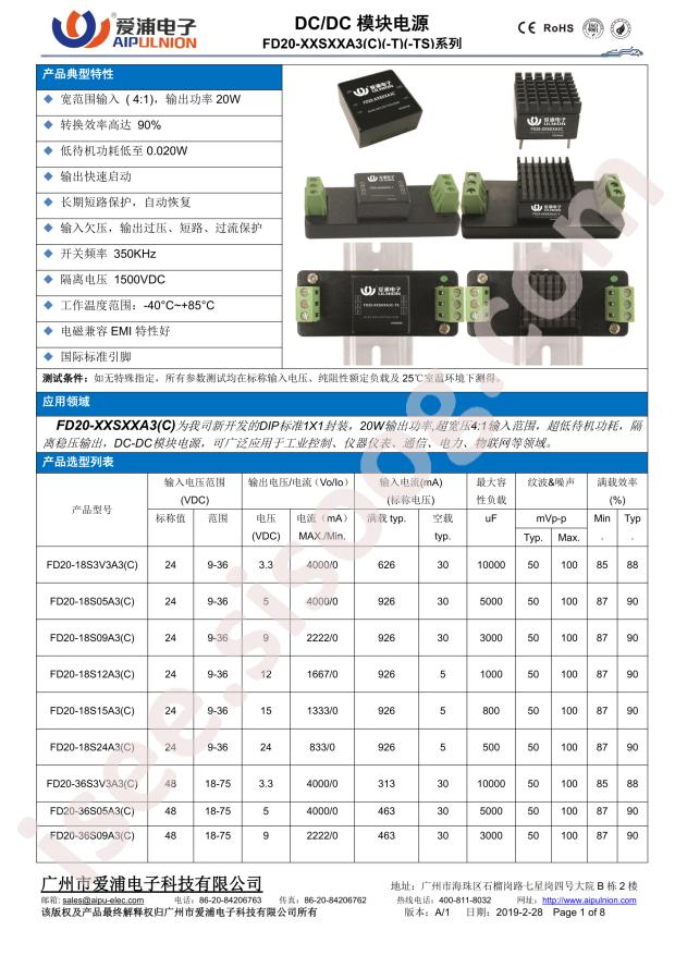FD20-36S15A3C
