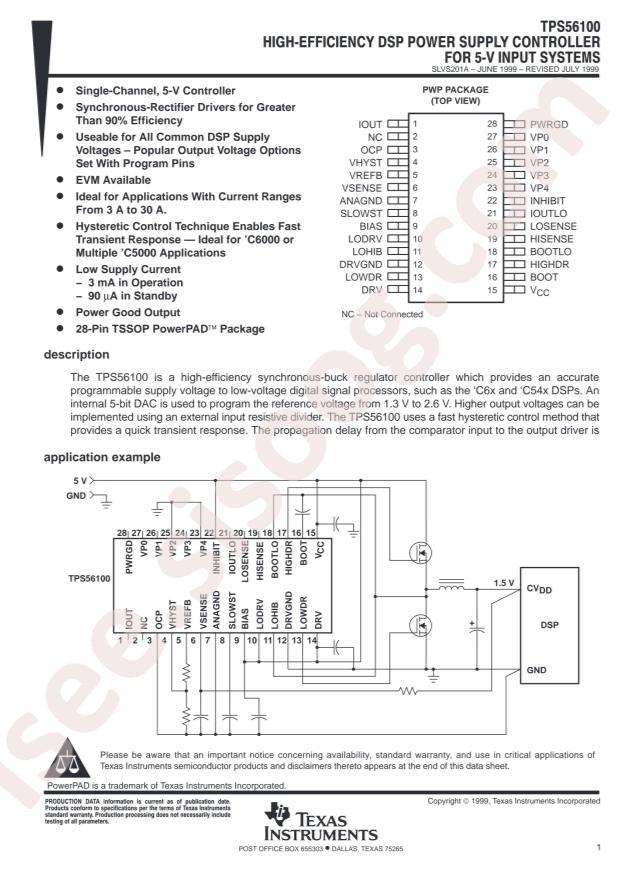 TPS56100PWP