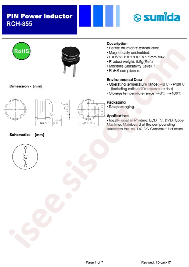 RCH855NP-822K