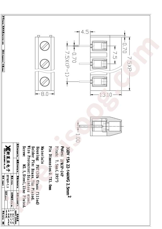 XY705V-7.5-3P