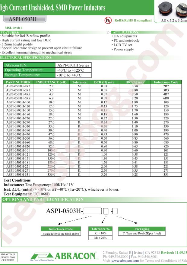 ASPI-0503H-150M-T