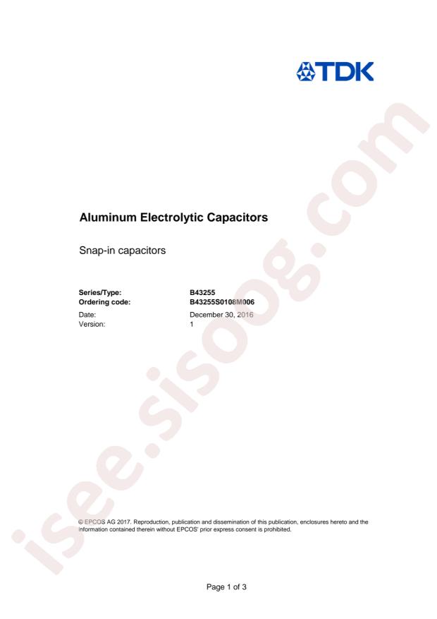 B43255S0108M006