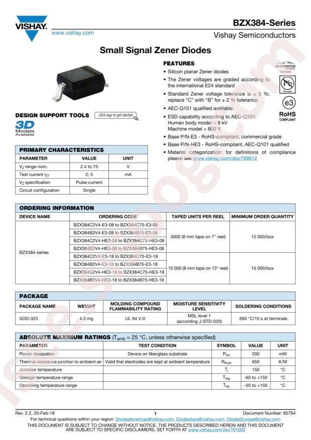 BZX384C2V4-E3-08