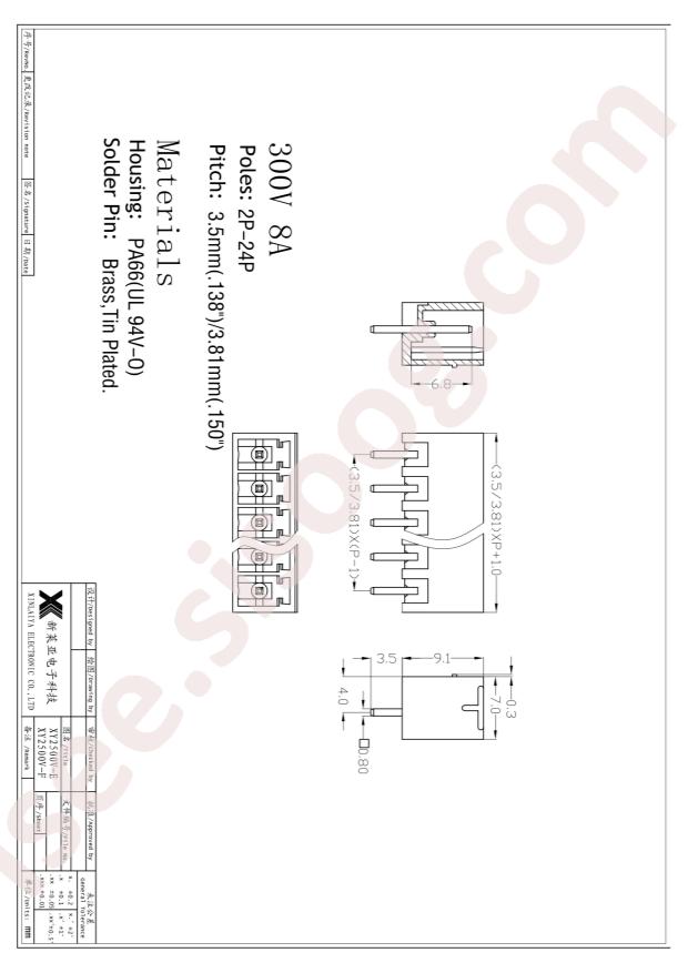 XY2500V-E-3.81-2P