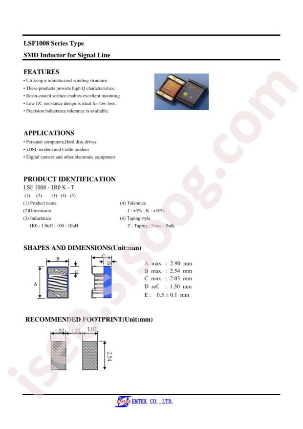 LSF1008-220J-T